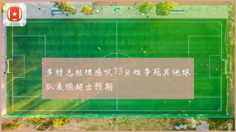 多特总经理感叹73分难争冠其他球队表现超出预期